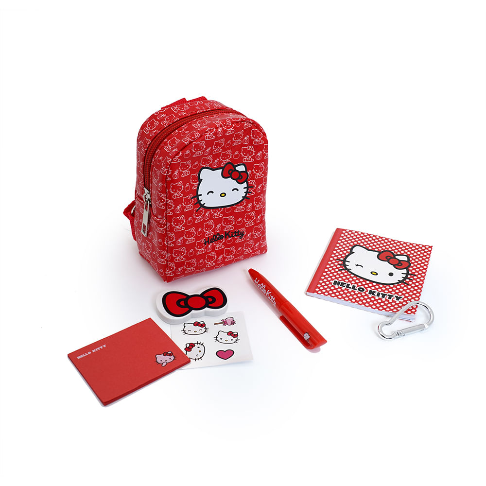 Hello Kitty Playset 11cm Little Bags Toally Kitty Rojo