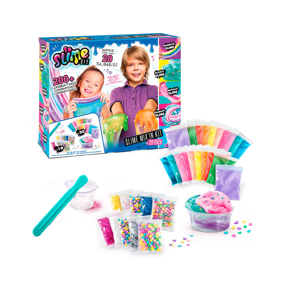 Playset 30cm Pack X20 Mix In Kit Slime