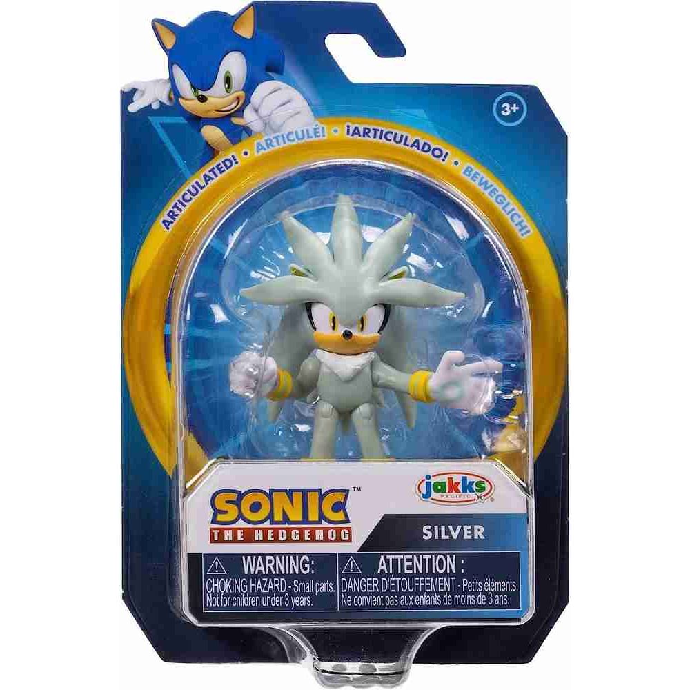 Sonic Figura 07cm Articulado Silver En Blister