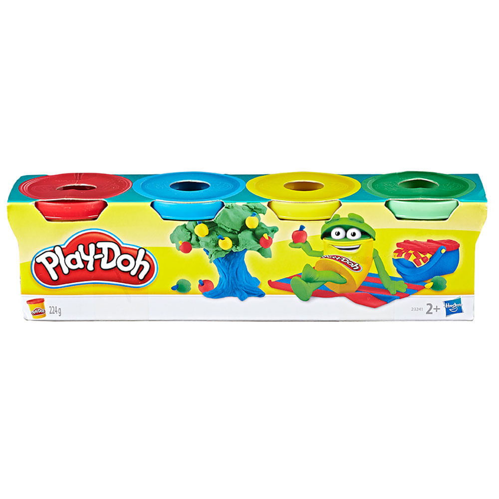Hasbro Masa 56gr Pack X4 Play Doh