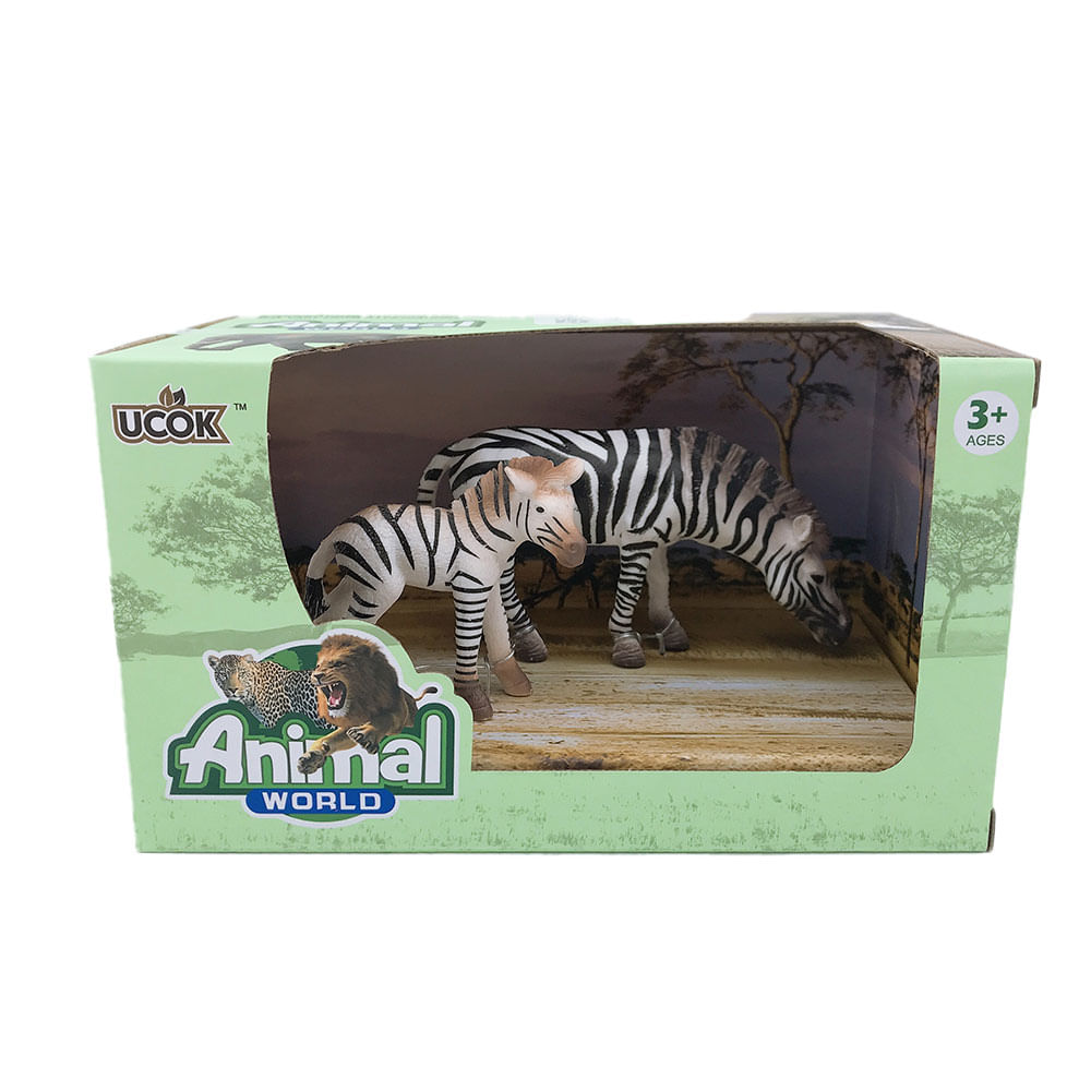 Playstes Animal World Cebra Pack X2