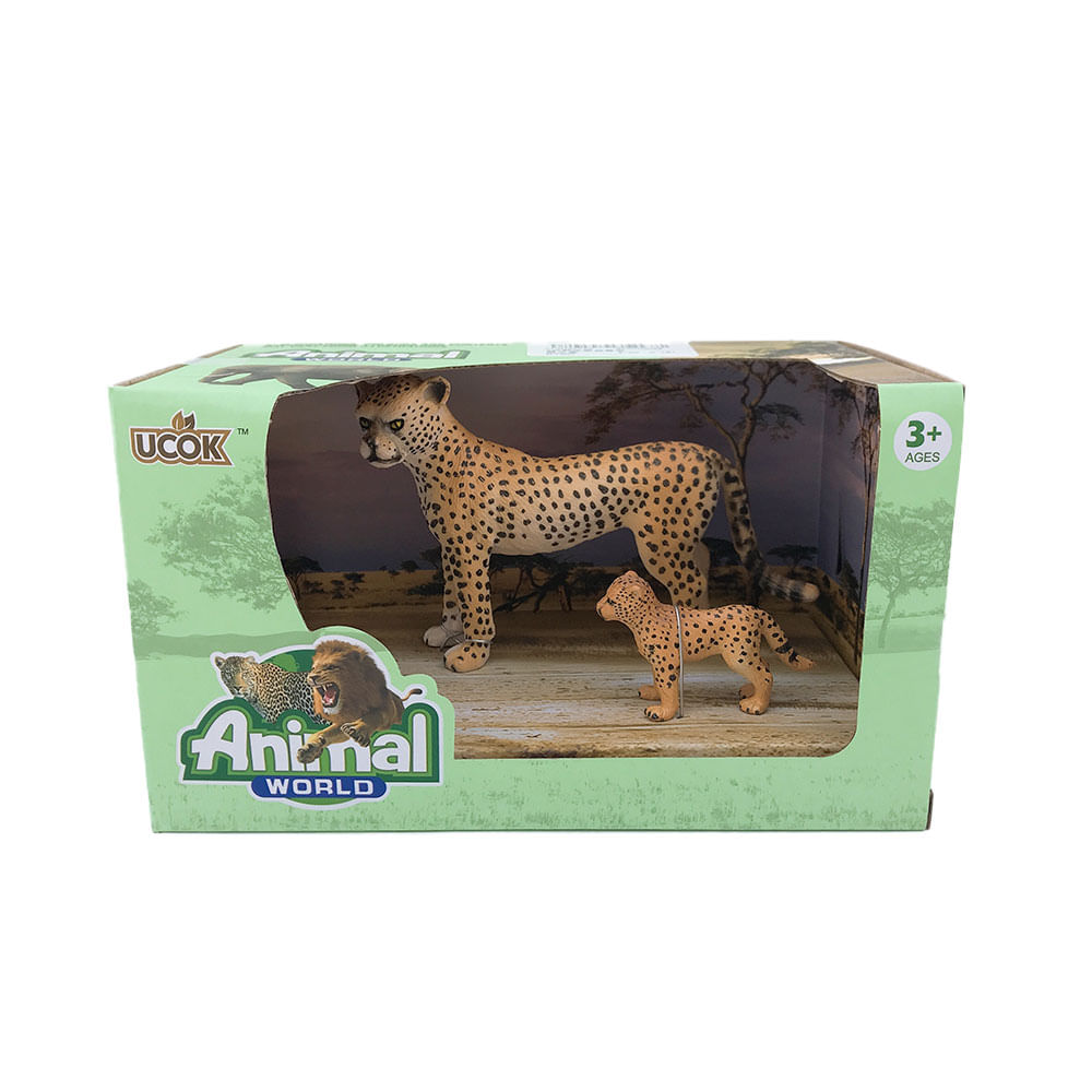 Playstes Animal World Guepardo Pack X2