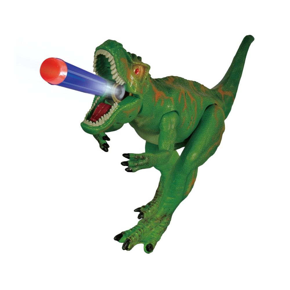 Dinosaurs Playset 30cm Blaster Lanzador de Dardos Luz Y Sonido
