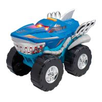 Teamsterz Monster Moverz Luz Y Sonido 25cm Vehiculo Tiburon AZUL