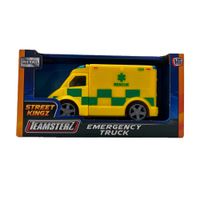 Teamsterz Metal Street Kingz 12cm Camion De Emergencia AMARILLO