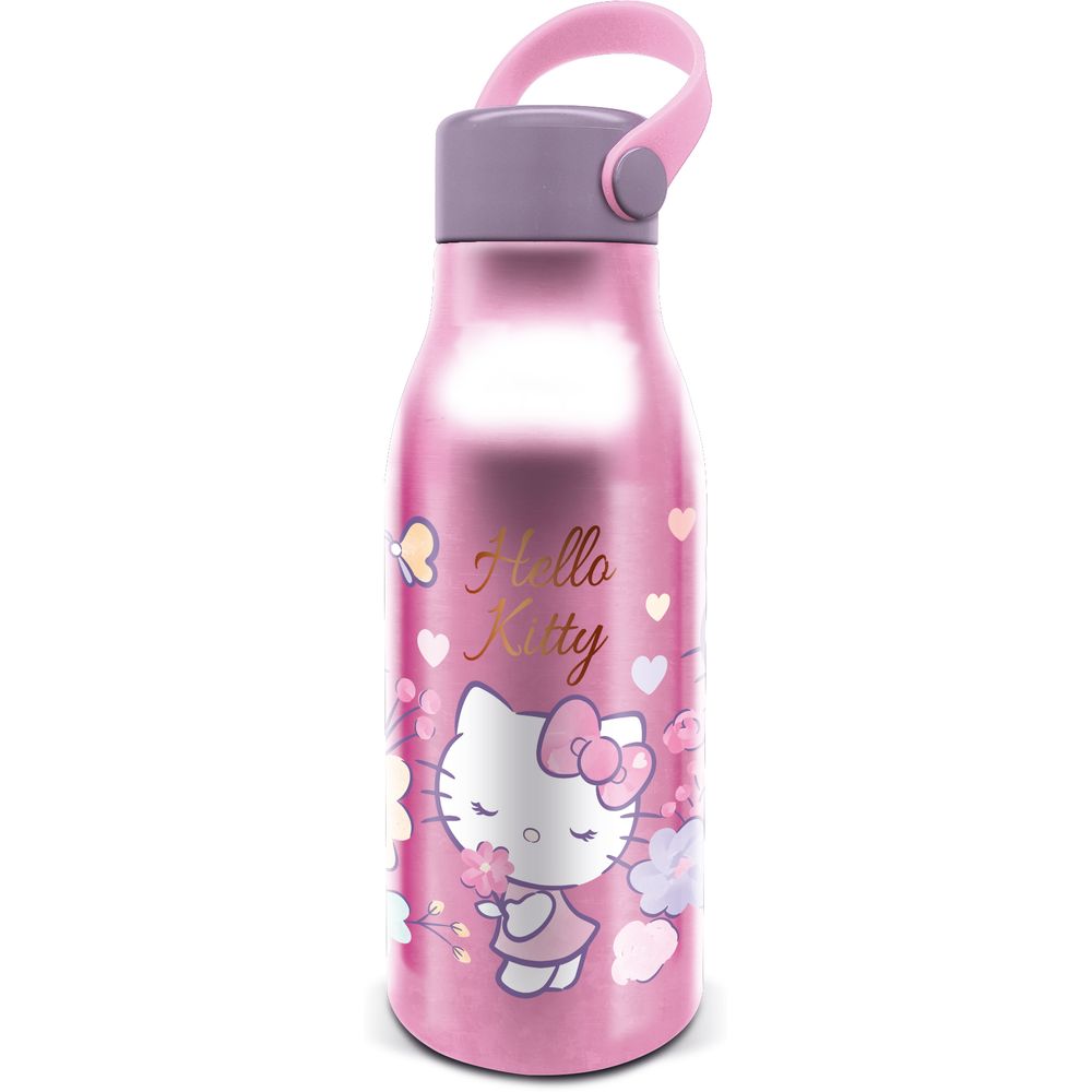 Stor Flexi Handle Botella De Aluminio 760 Ml Hello Kitty