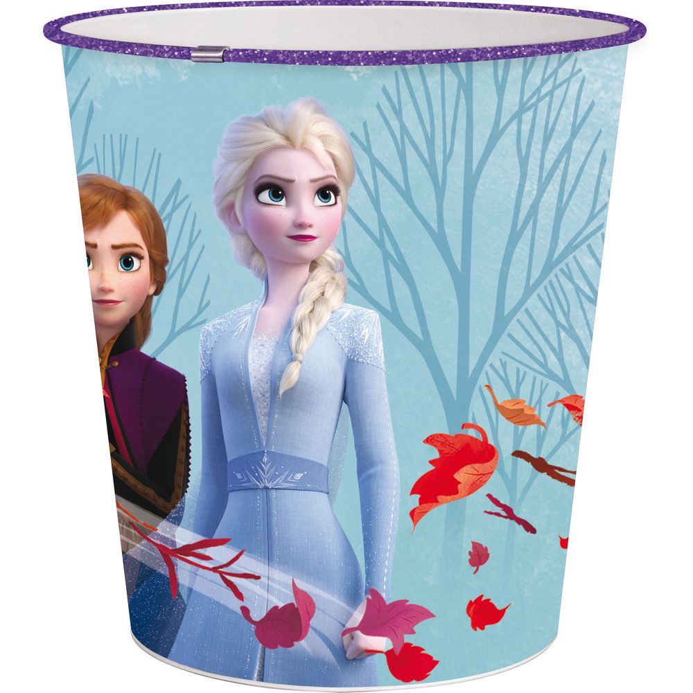 Stor Cesto Tacho de Basura Frozen II Magia y Frescura del Bosque Azul