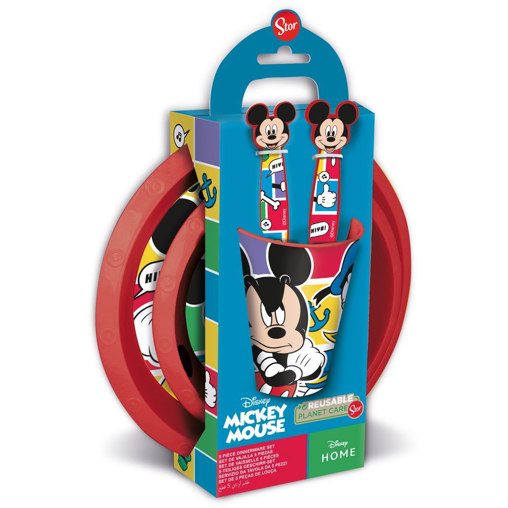 Stor 5 Pcs Set En Caja De Regalo Mickey Mouse Mejor Juntos