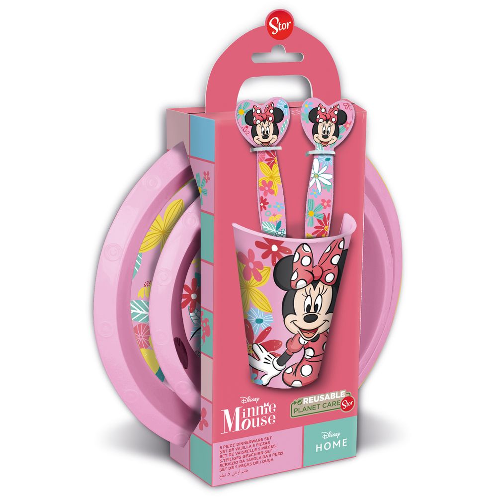 Stor 5 Pcs Set En Caja De Regalo Minnie Mouse Look De Primavera