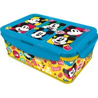 Stor Lunchera Rectangular Con Compartimentos Desmontables Mickey Mouse Fun Tastic