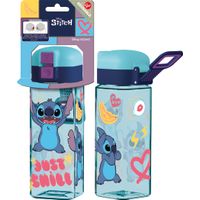 Stor Botella Ecozen con Traba de Seguridad Cuadrada 240 Ml Stitch Palms