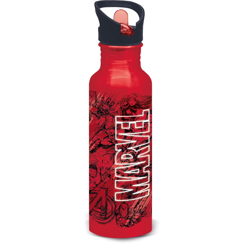 Stor Young Adult Botella De Aluminio Vegas Sipper Marvel Patrón