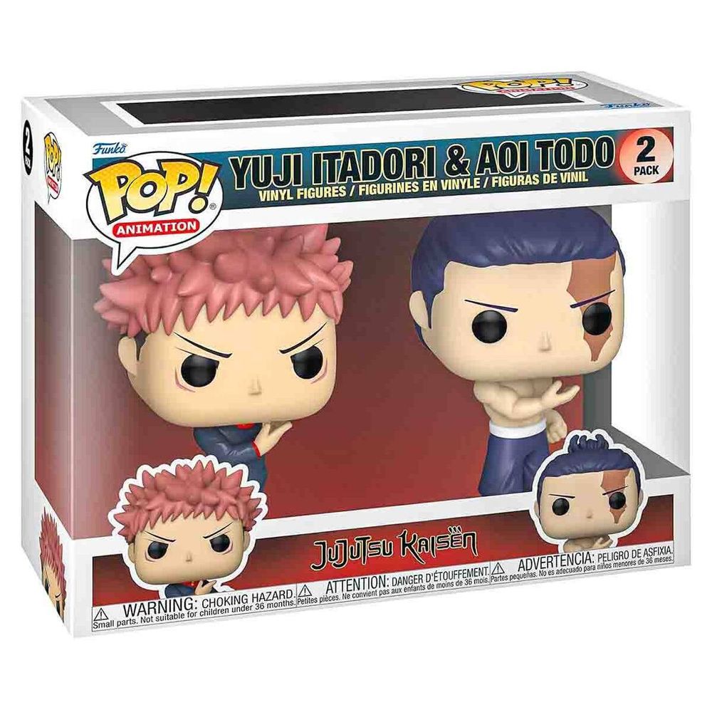 Funko Pop Figura 10cm Jujutsu Kaisen Yuji Itadori Y Aoi Todo 2