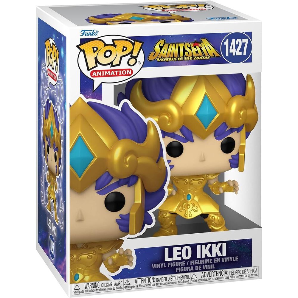 Funko Pop Figura 10cm Caballeros del Zodiaco Gold Leo Ikki