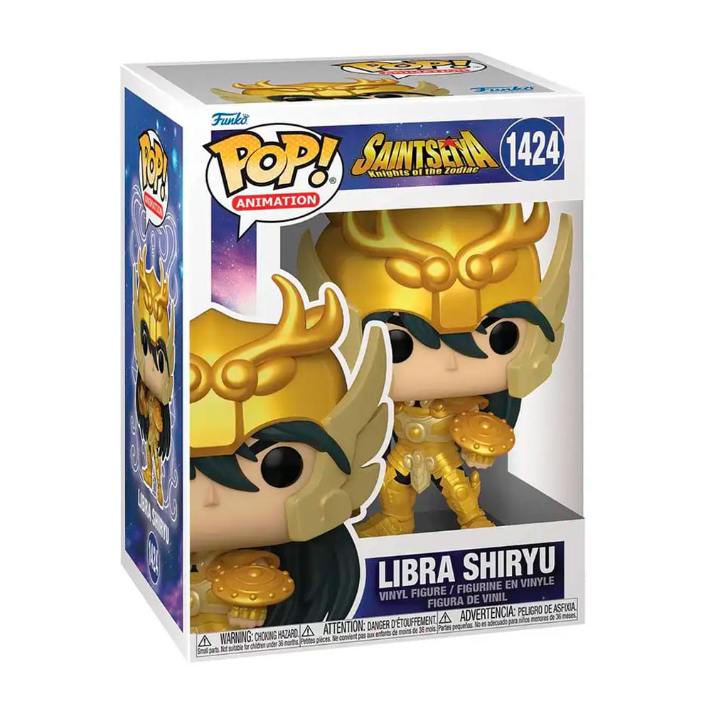 Funko Pop Figura 10cm Caballeros del Zodiaco Gold Libra Shiryu