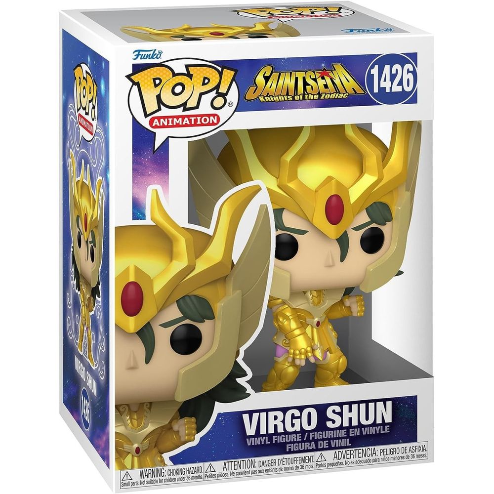 Funko Pop Figura 10cm Caballeros del Zodiaco Gold Virgo Shun