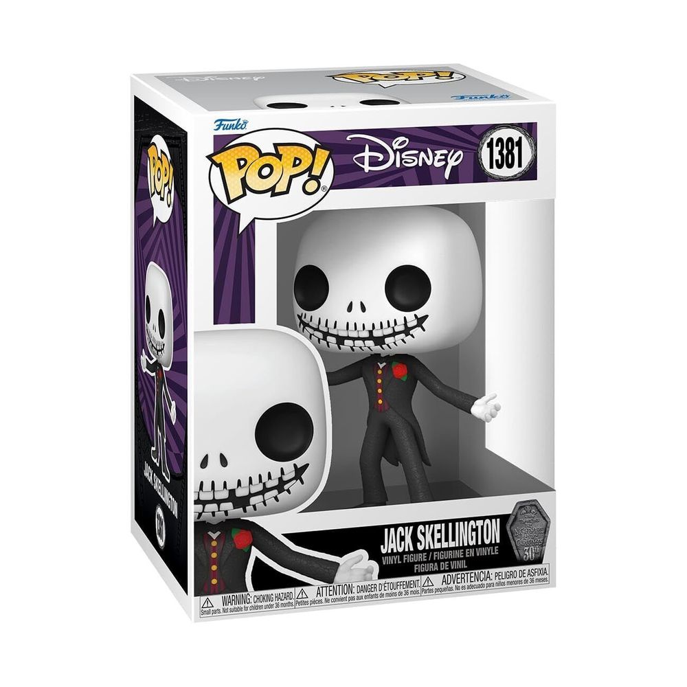 Funko Pop Figura 10cm Disney TNBC Jack Skellington 1381