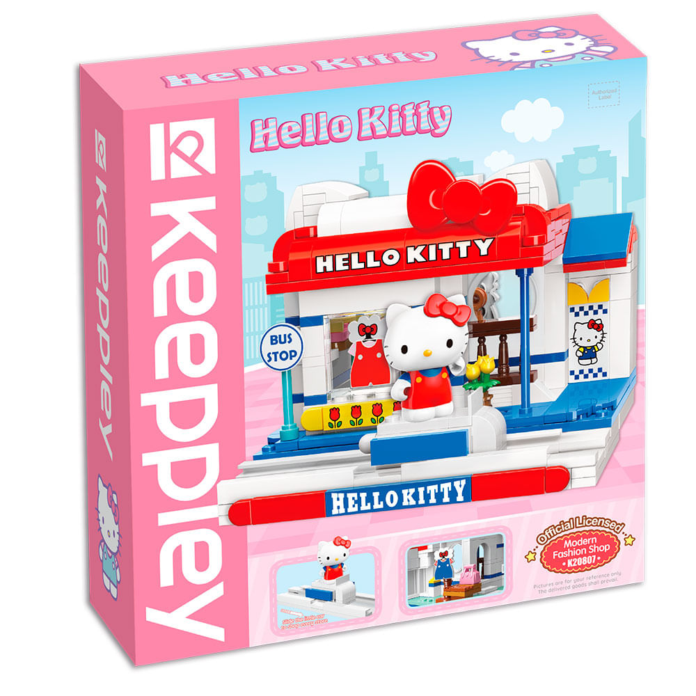 Hello Kitty Playset para Armar 24cm Sanrio Street Tienda de moda