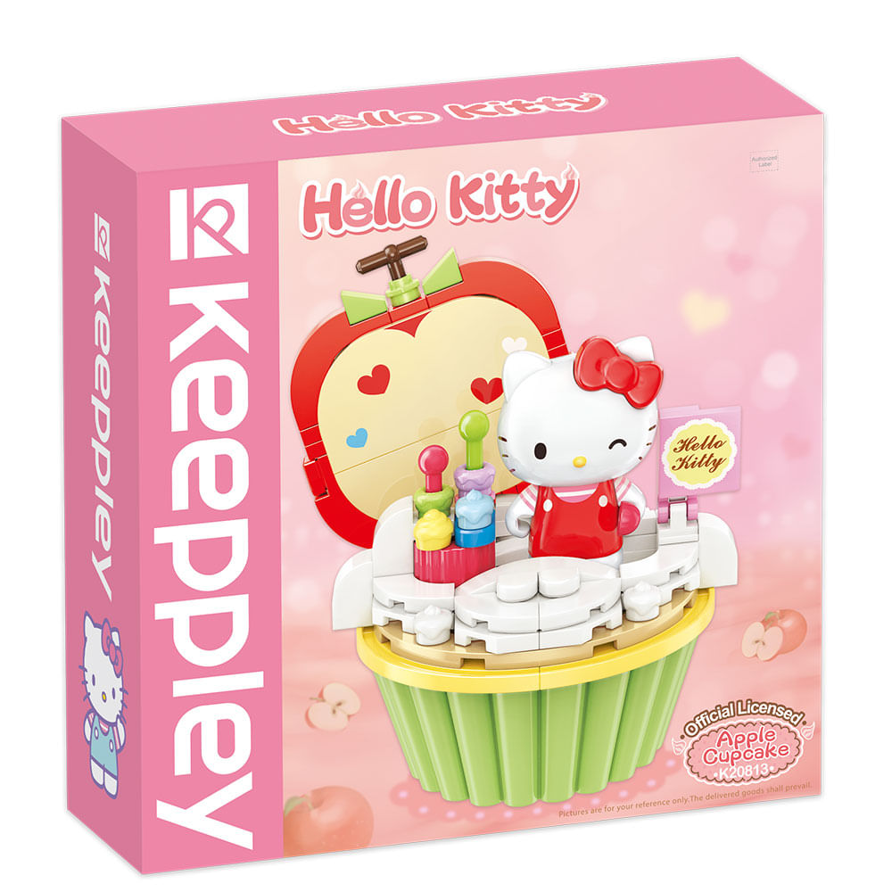 Hello Kitty Figura para Armar 18cm Cupcake Hello Kitty