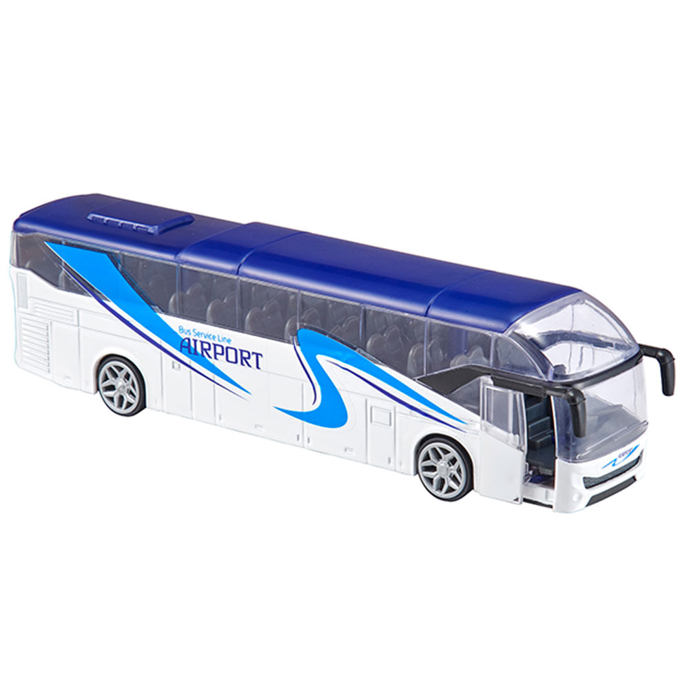 Autobús Die Cast Teamsterz Ciudad SK Blanco