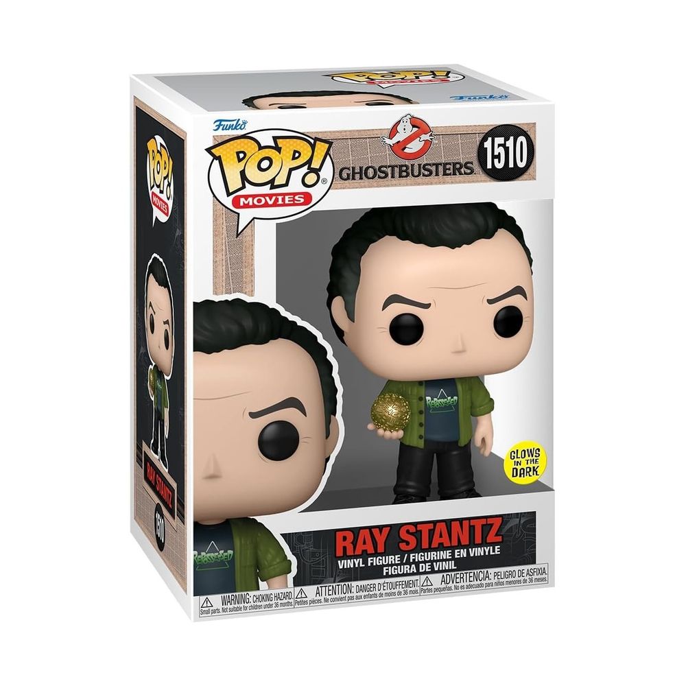 Funko Pop Figura 10 cm Movies: Ghostbusters (2024) Ray StantzPop 3 Brilla en la Oscuridad