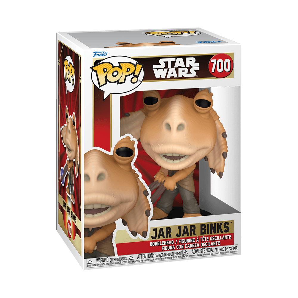 Funko Pop Figura 10 cm Star Wars Jar Jar Binks C/Booma Balls