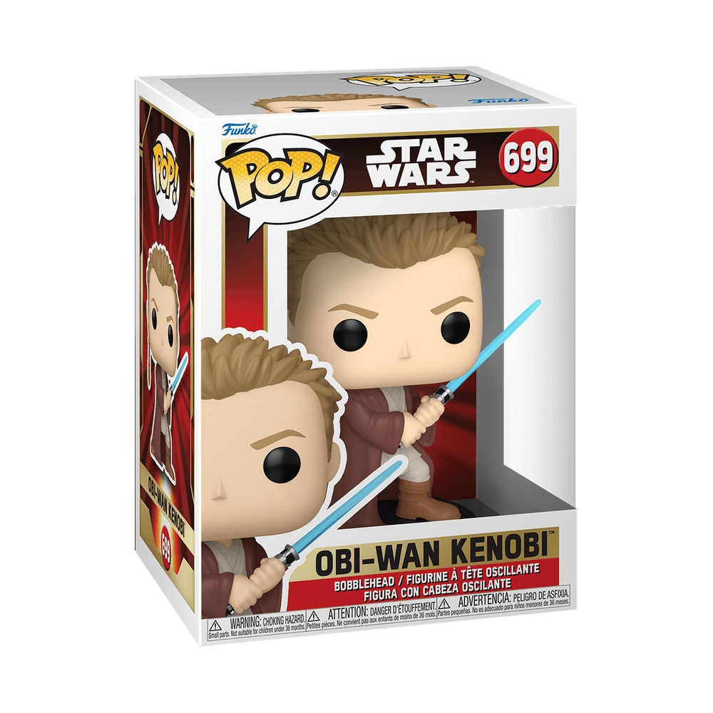 Funko Pop Figura 10 cm Star Wars Obi-Wan Kenobi Joven