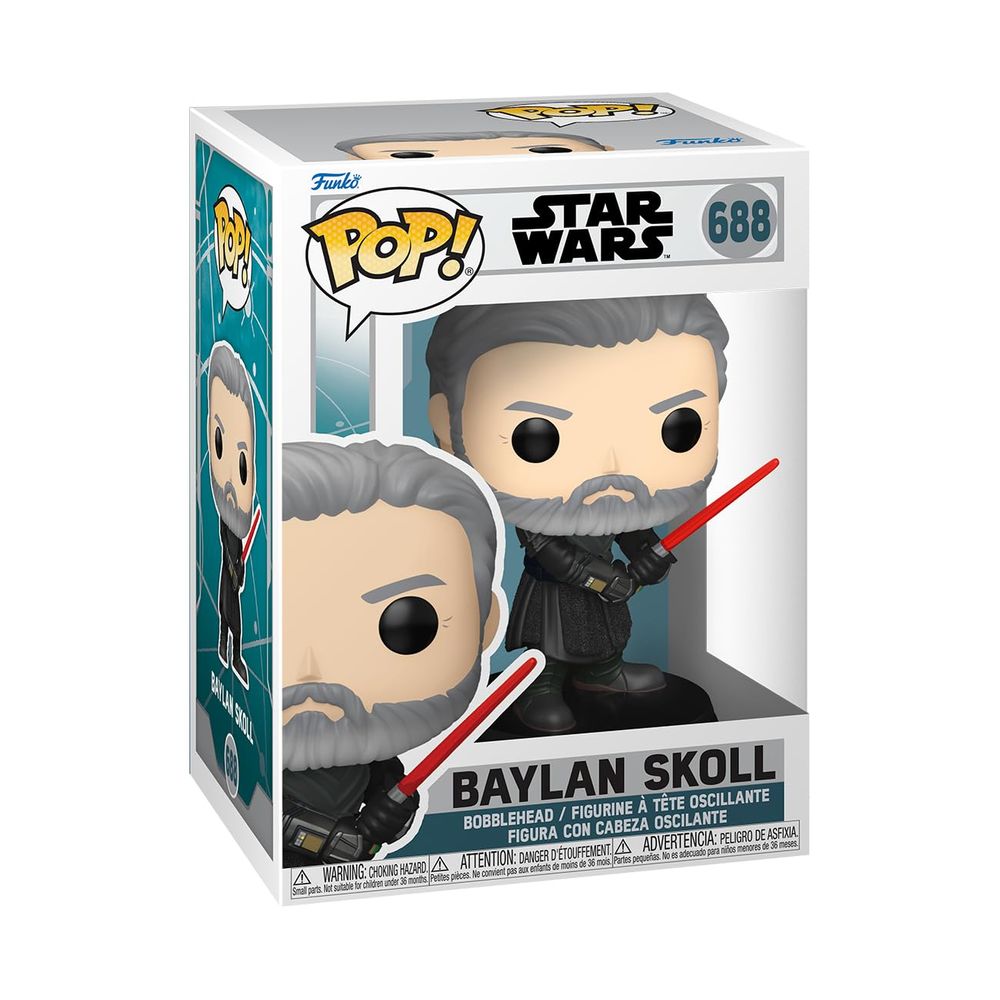 Funko Pop Figura 10 cm Vinyl: Star Wars Ashoka S2 Baylan Skoll Pop 6