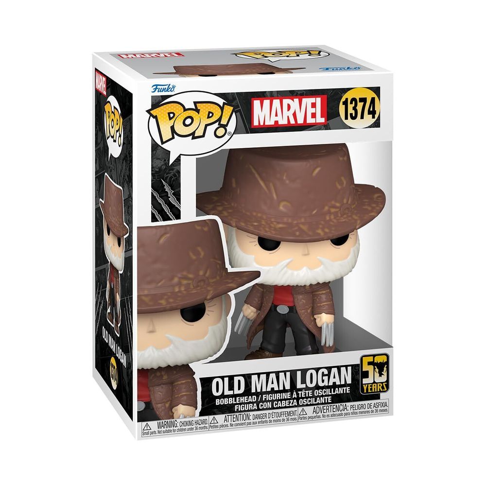 Funko Pop Figura 10 cm Marvel: Wolverine 50Th Ultimate Old Man Loga