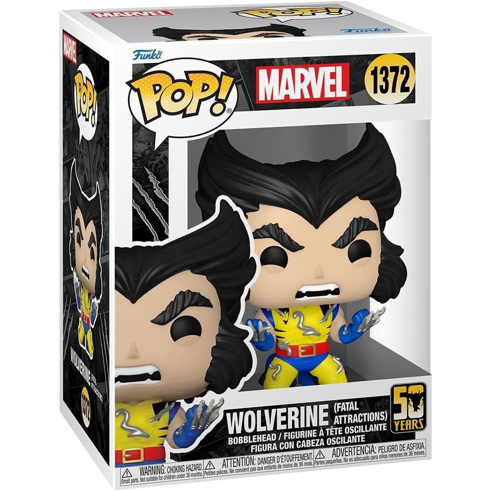 Funko Pop Figura 10 cm Marvel: Wolverine 50Th Ultimate Wolverine sin mascara