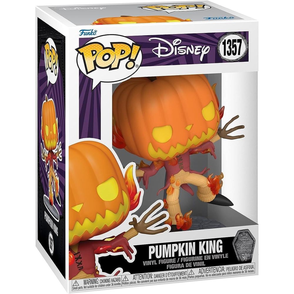 Funko Pop Figura 10cm Disney Tnbc Pumpkin King