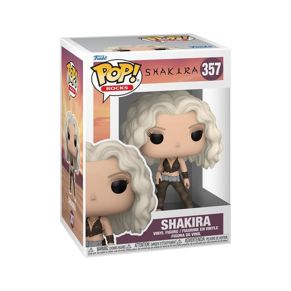 Funko Pop Figura 10cm Rocks Shakira Shakira