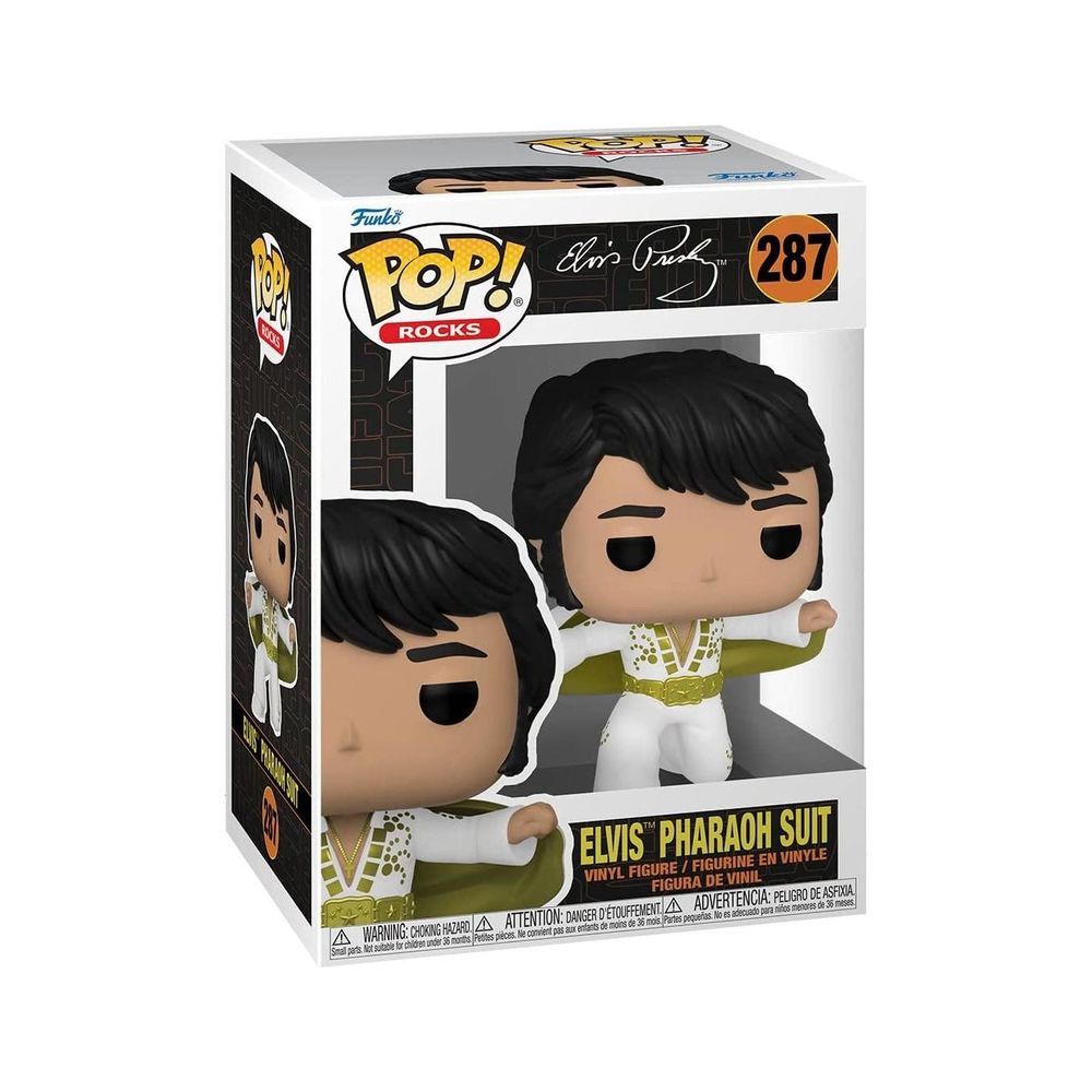 Funko Pop Figura 10cm Rocks Elvis Presley Elvis Pharaoh Suit