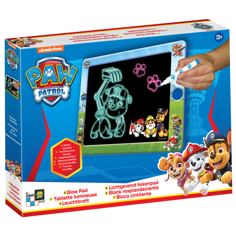 Pizarra Paw Patrol Glow Pad