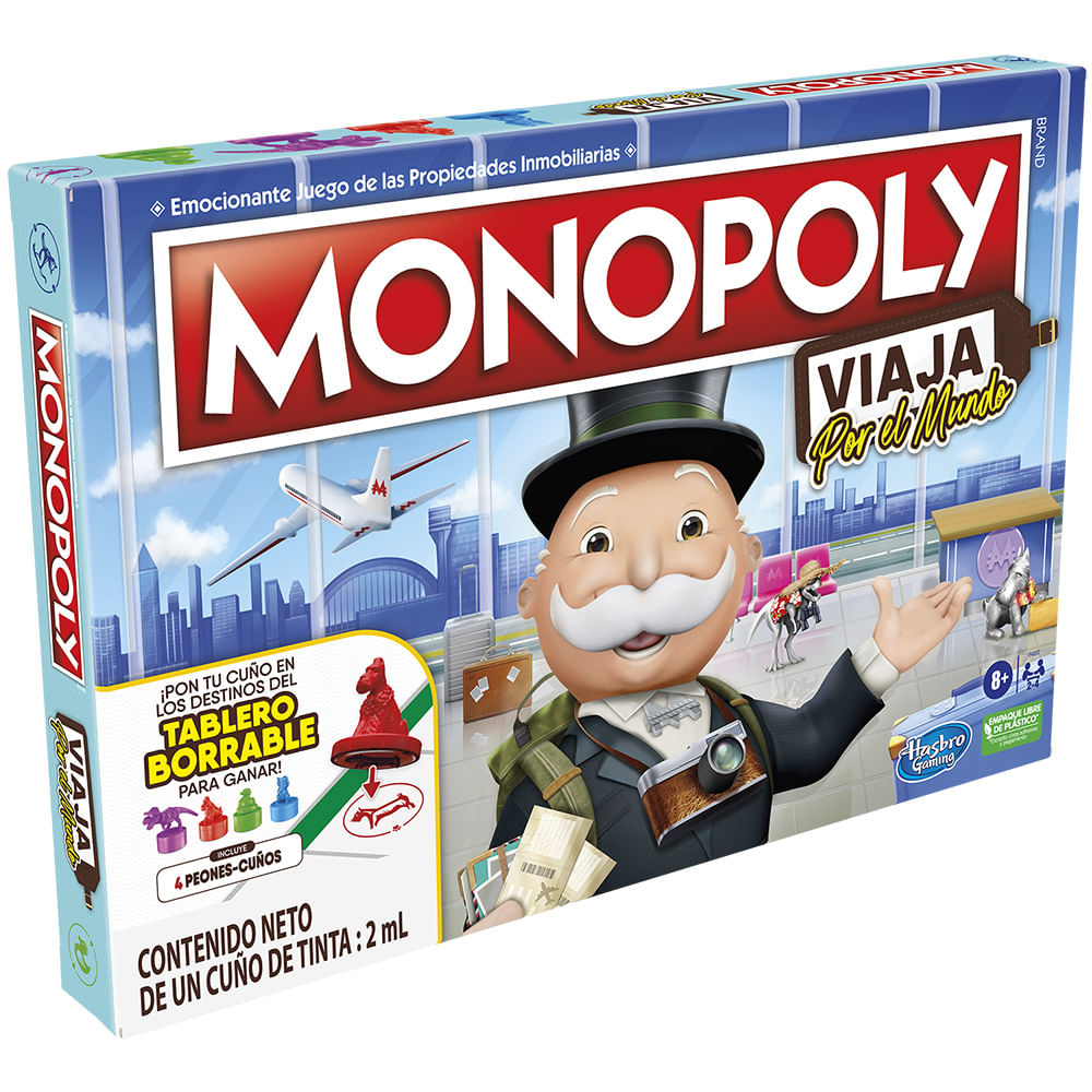 Hasbro Monopoly Juego Travel World Tour