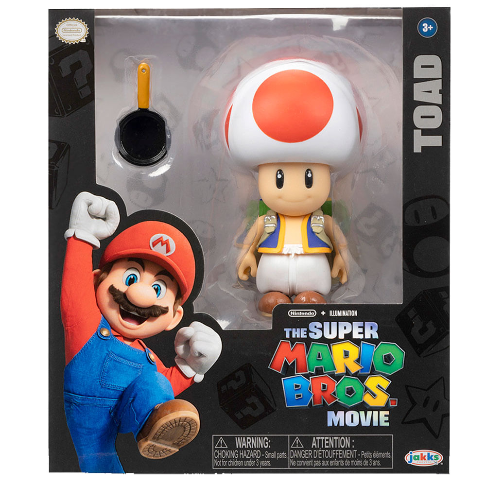 Super Mario Bros Figura 13cm Articulado Toad