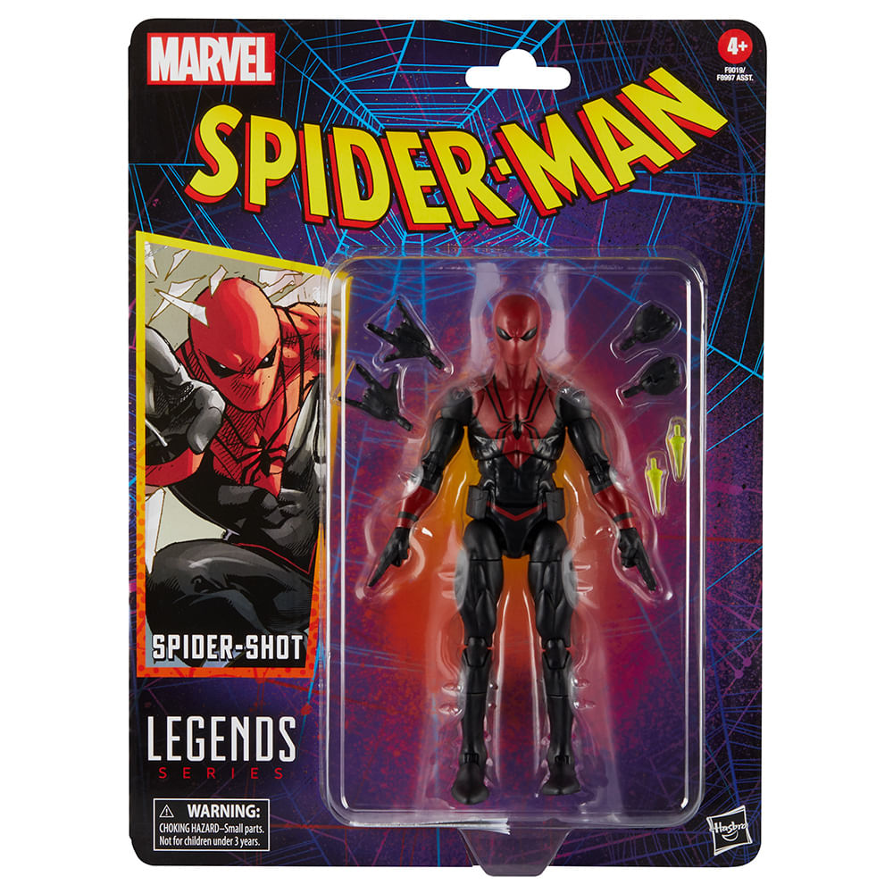 Hasbro Spider-Man Figura 20cm Articulado Legend Series Spider-Shot