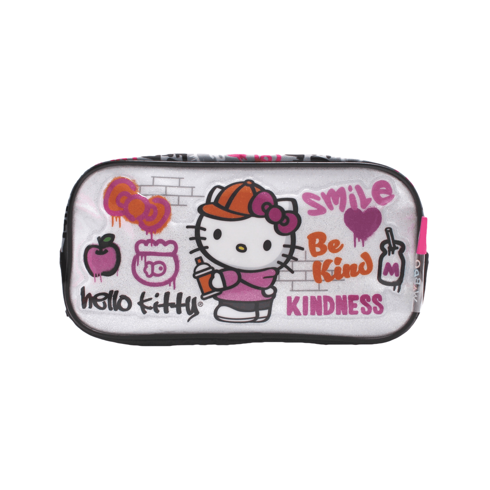 Hello Kitty Cartuchera Doble Grafiti