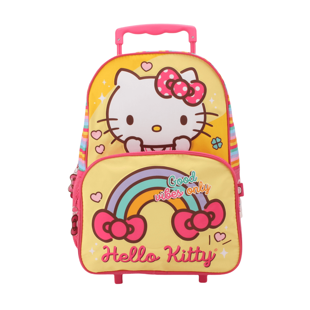 Hello Kitty Mochila 16 Carro Arcoiris