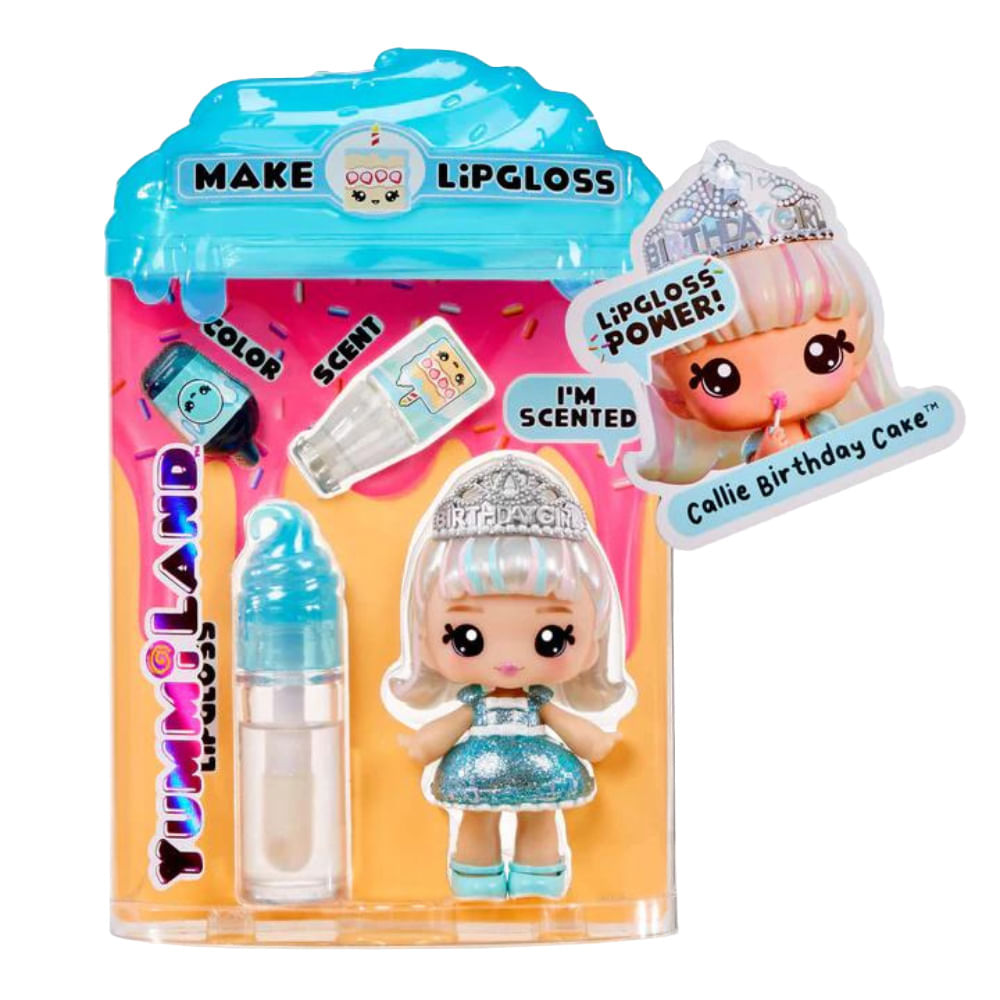 Yummiland Muñeca 10cm Lipgloss Birthday Cake