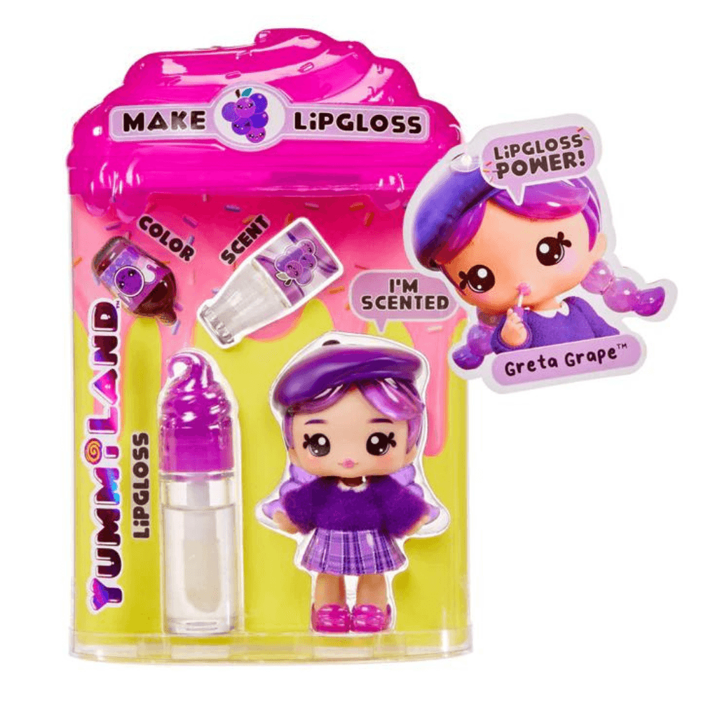 Yummiland Muñeca 10cm Lipgloss Greta Grape