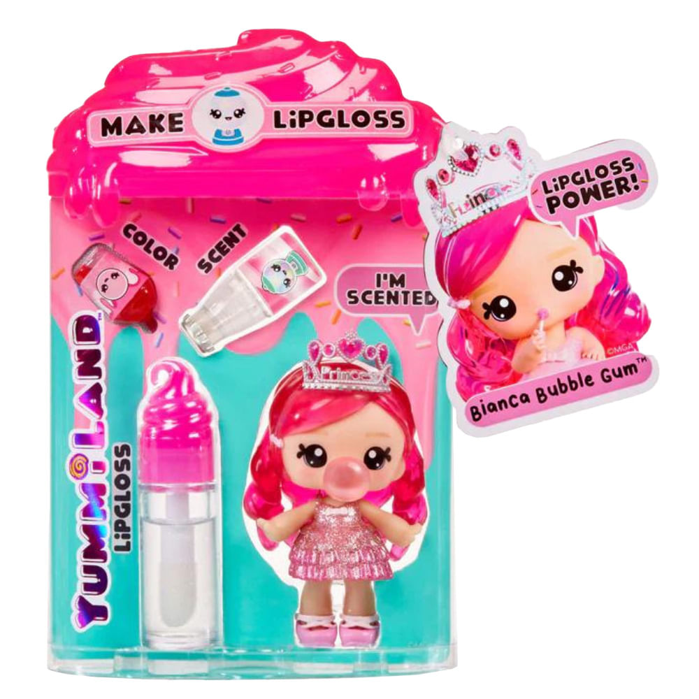 Yummiland Muñeca 10cm Lipgloss Bianca Bubble Gum