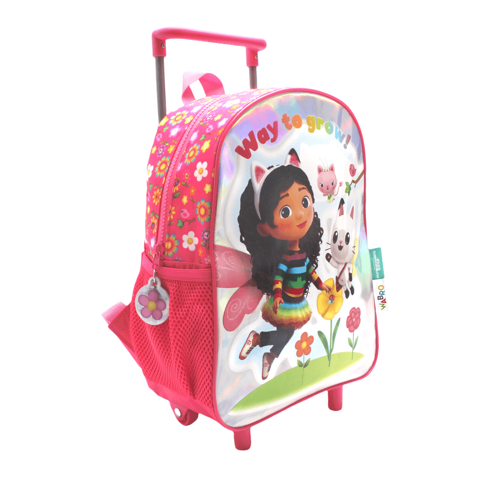 Gabby Dollhouse Mochila 12 Carro Flores