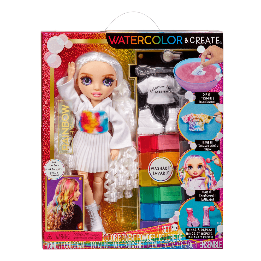 Rainbow High Muñeca 27cm Fashion Doll Watercolor Create