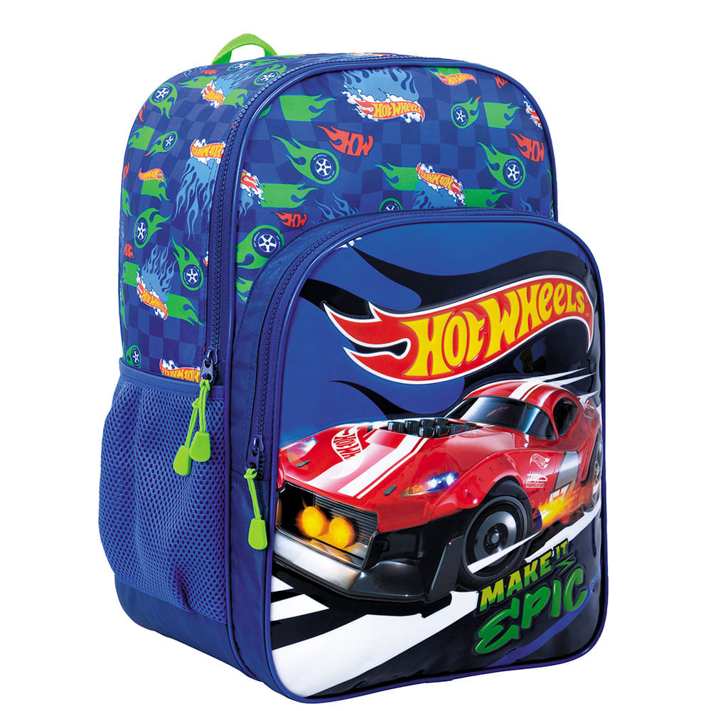 Hot Wheels Mochila 16 Espalda Epic LIne