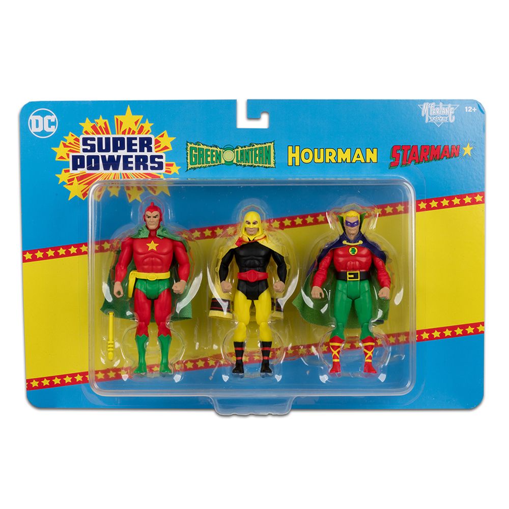 Mc Farlane DC Direct Figura Articulado Super Powers Pack X3 Liga De La Justicia