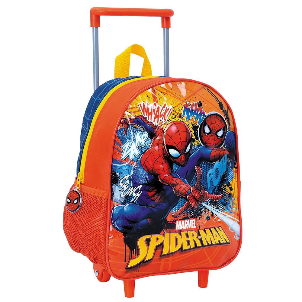 Spiderman Mochila 12 Carro Spider Line