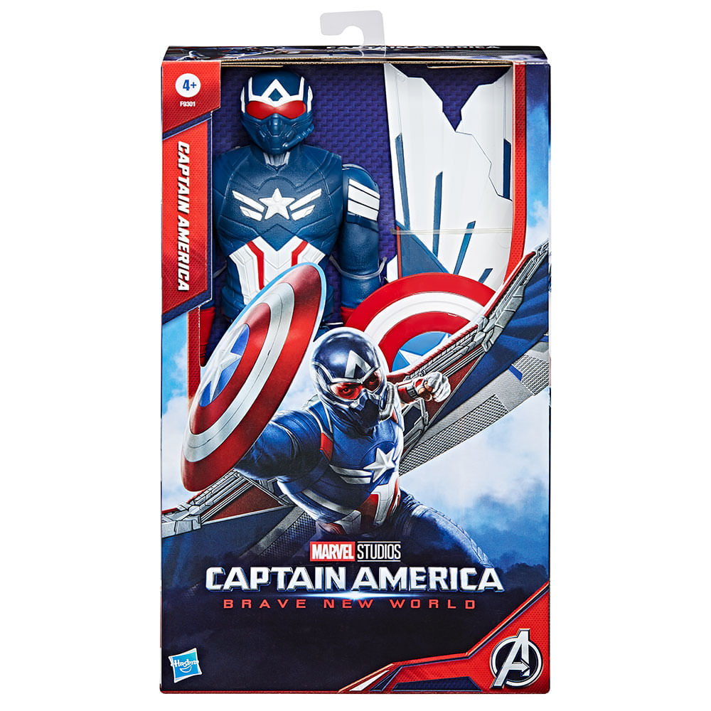 Hasbro Marvel Figura 30cm Articulado Brave New World Capitan America