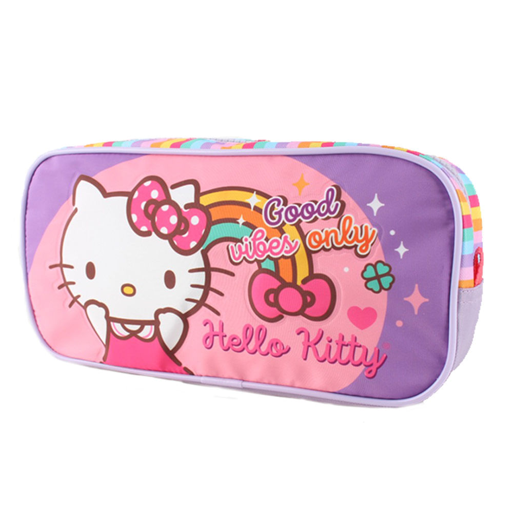 Hello Kitty Cartuchera Simple Arcoiris