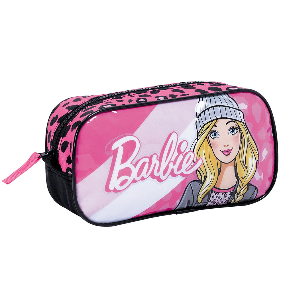 Barbie Cartuchera Simple Animal Print